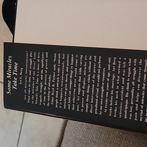 Some Miracles Take Time Hardcover Book By Art E. Berg - Picture 3 of 9